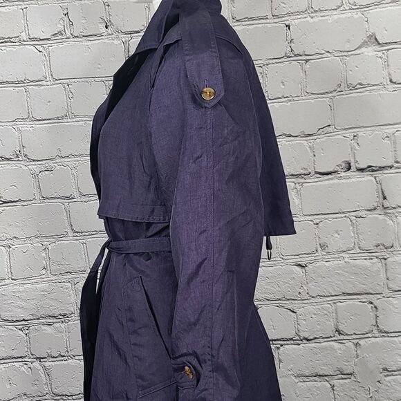 Vintage Sportswork Purple Trenchcoat with Zip Out Liner 11/12 - Picture 5 of 13